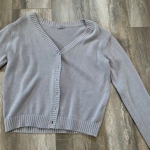 Light blue Pacsun cropped cardigan